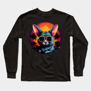 Retro Wave Jerboa Circle Long Sleeve T-Shirt